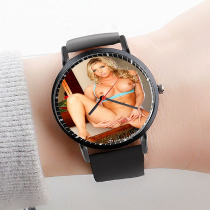 Pastele Samantha Saint Watch Custom Unisex Black Quartz Watch Premium Gift Box Watches
