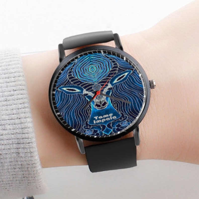 Pastele Tame Impala Watch Custom New Unisex Black Quartz Watch Premium Gift Box Watches