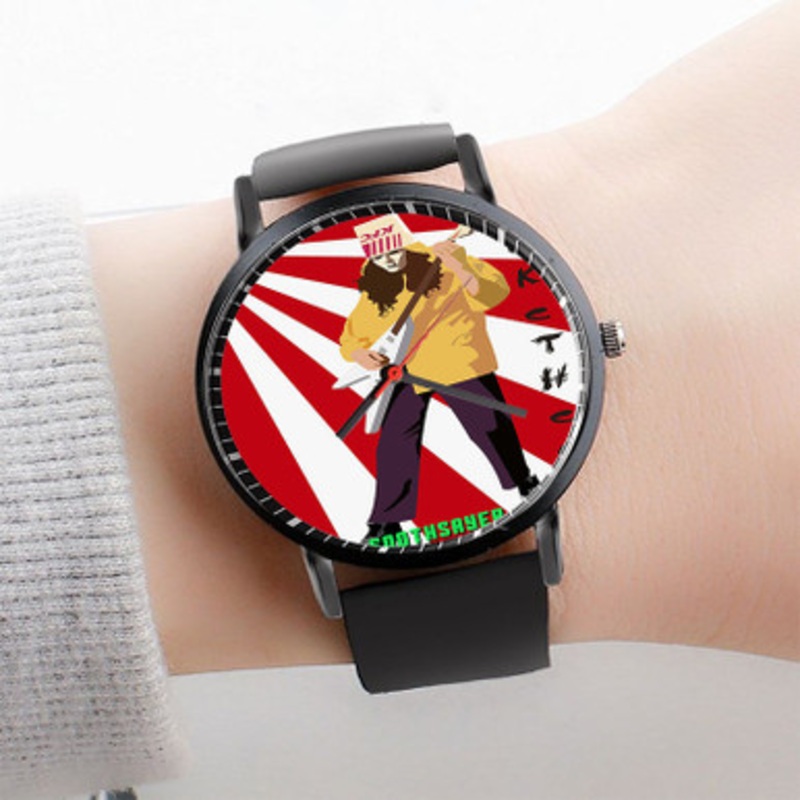 Pastele Buckethead Watch Custom Unisex Black Quartz Watch Premium Gift Box Watches