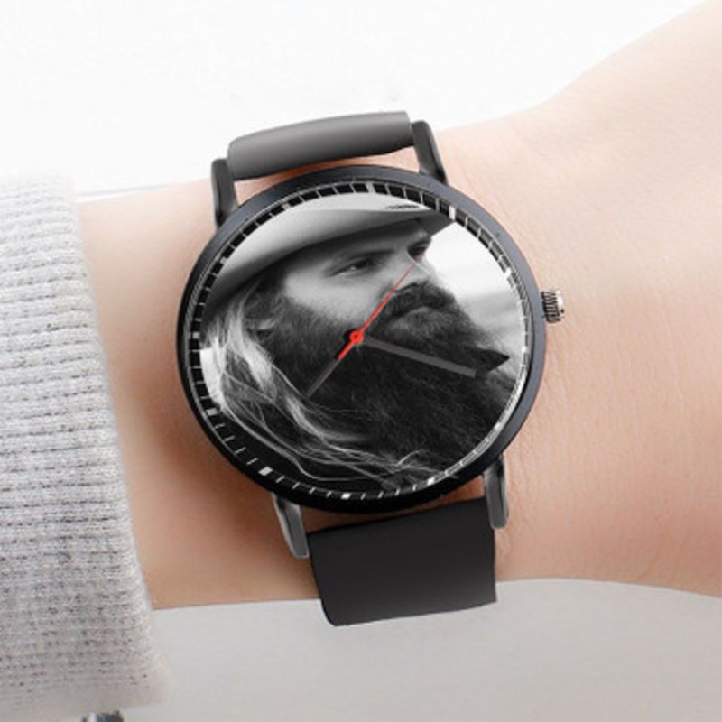 Pastele Chris Stapleton Watch Custom Unisex Black Quartz Watch Premium Gift Box Watches