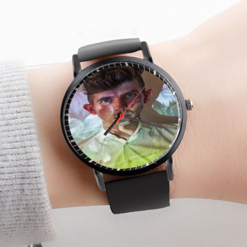 Pastele Danny AYER Watch Custom Unisex Black Quartz Watch Premium Gift Box Watches