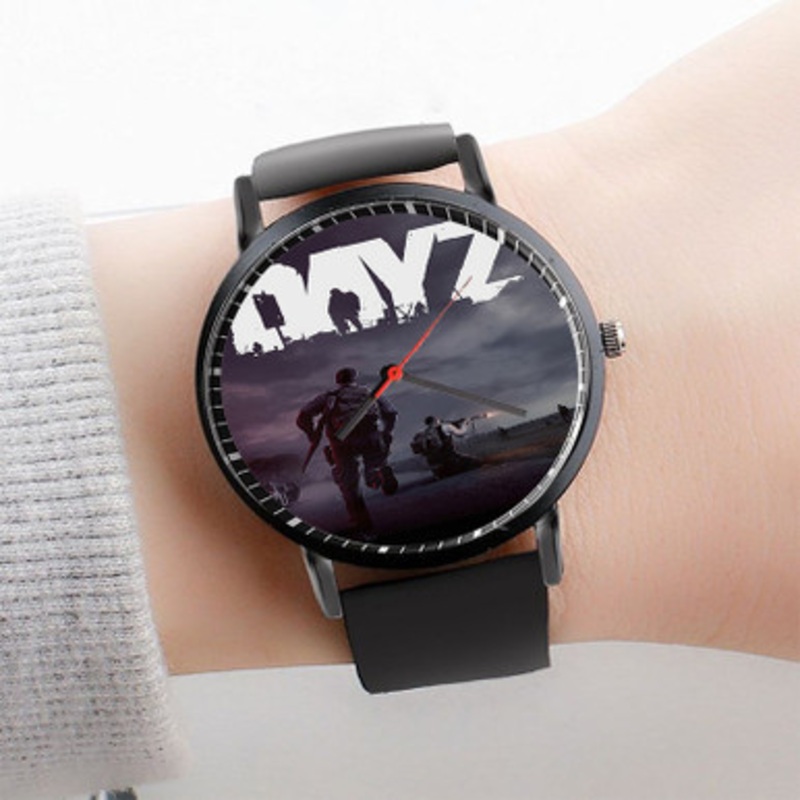 Pastele Day Z Watch Custom Unisex Black Quartz Watch Premium Gift Box Watches