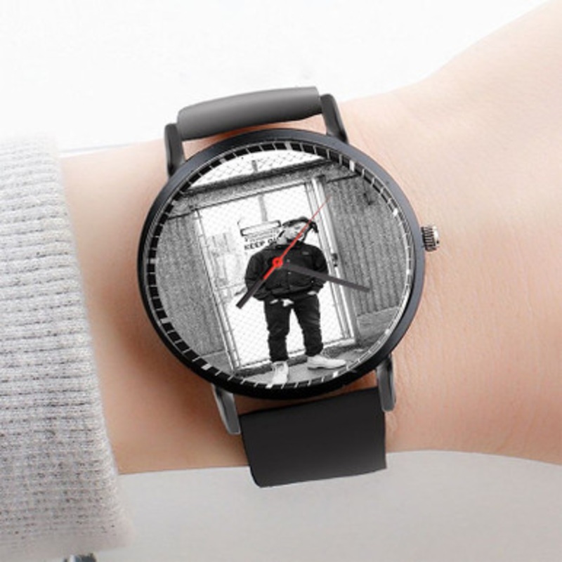 Pastele Denzel Curry Watch Custom Unisex Black Quartz Watch Premium Gift Box Watches