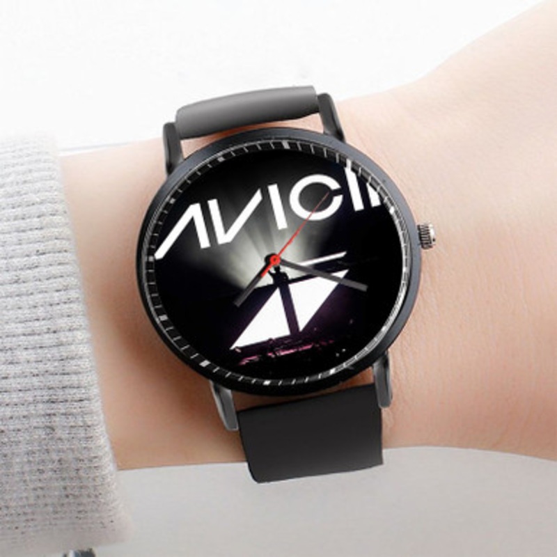 Pastele DJ Avicii Watch Custom Unisex Black Quartz Watch Premium Gift Box Watches