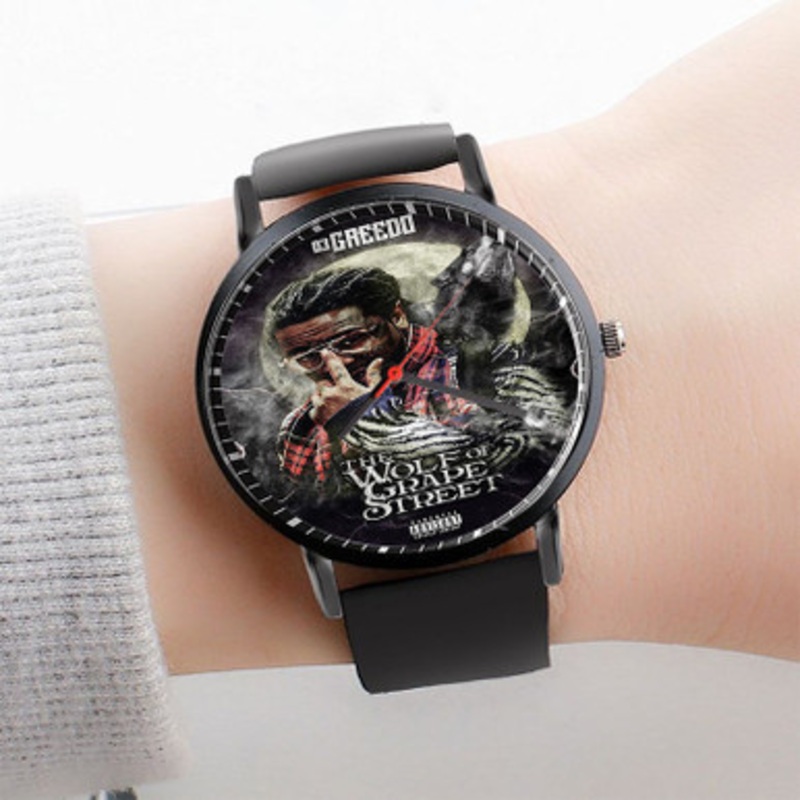 Pastele Drippin 03 Greedo Watch Custom Unisex Black Quartz Watch Premium Gift Box Watches