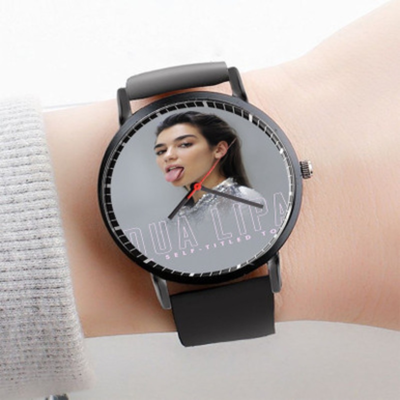 Pastele DUA LIPA The Self Titled Tour Watch Custom Unisex Black Quartz Watch Premium Gift Box Watches
