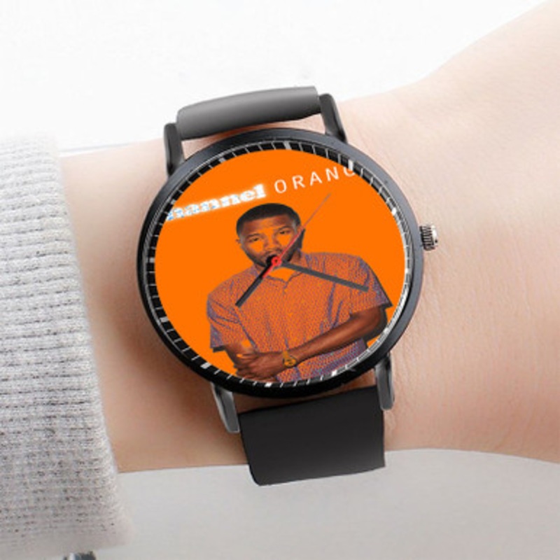 Pastele Frank Ocean Channel Orange Watch Custom Unisex Black Quartz Watch Premium Gift Box Watches
