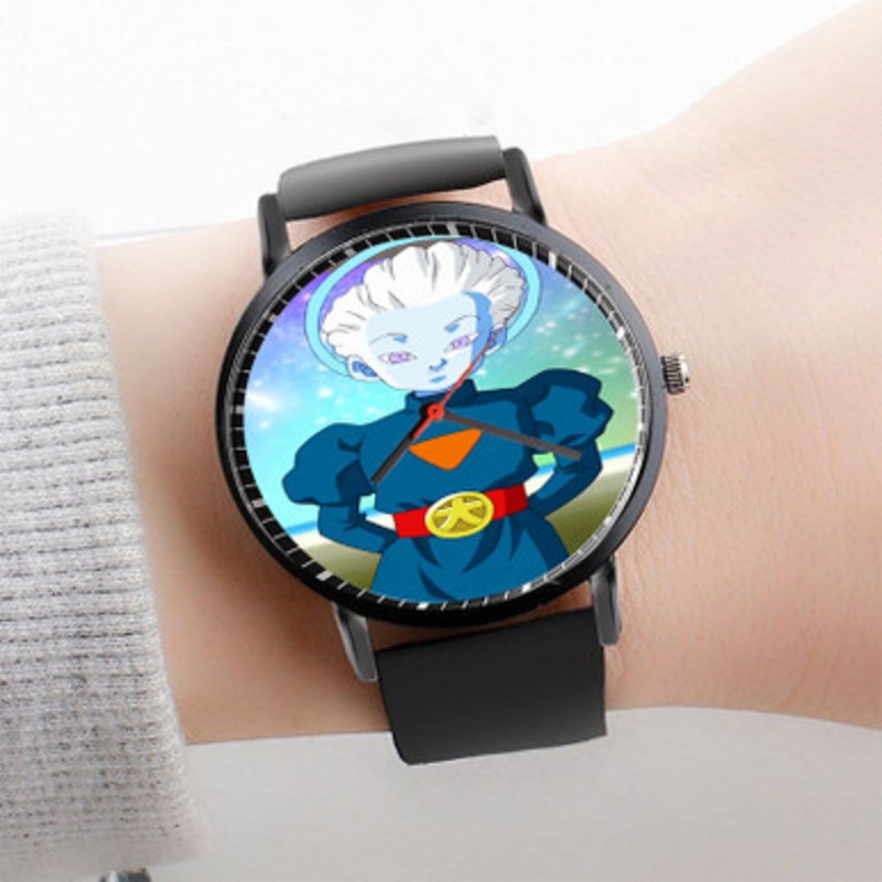 Pastele Grand Priest Dragon Ball Super Watch Custom Unisex Black Quartz Watch Premium Gift Box Watches