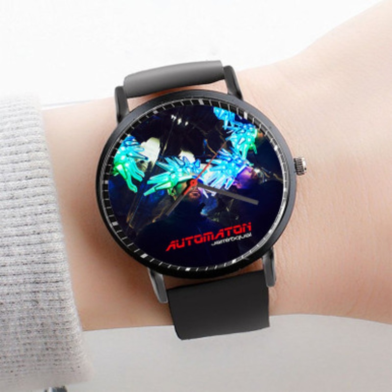 Pastele Jamiroquai Automaton Watch Custom Unisex Black Quartz Watch Premium Gift Box Watches