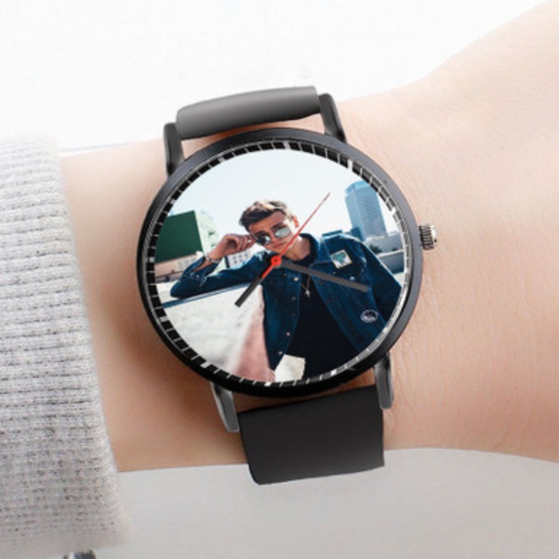 Pastele Jonah Marais Why Don t We Watch Custom Unisex Black Quartz Watch Premium Gift Box Watches