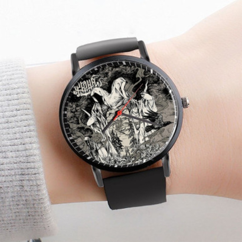 Pastele Khram Arkona Watch Custom Unisex Black Quartz Watch Premium Gift Box Watches