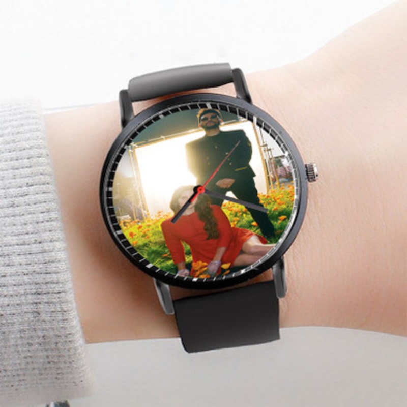 Pastele Lana Del Rey Lust For Life ft The Weeknd Watch Custom Unisex Black Quartz Watch Premium Gift Box Watches
