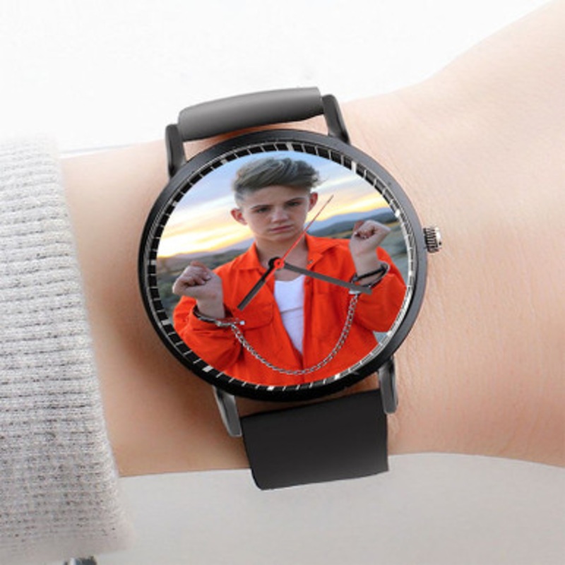 Pastele Matty BRaps Art Watch Custom Unisex Black Quartz Watch Premium Gift Box Watches