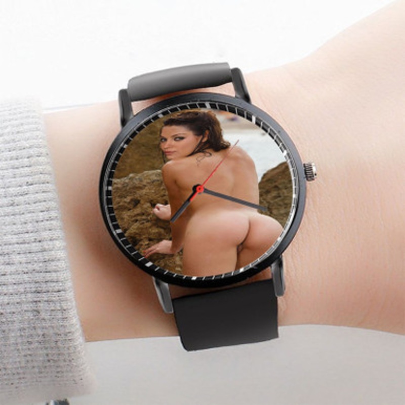 Pastele Mila Kunis Watch Custom Unisex Black Quartz Watch Premium Gift Box Watches
