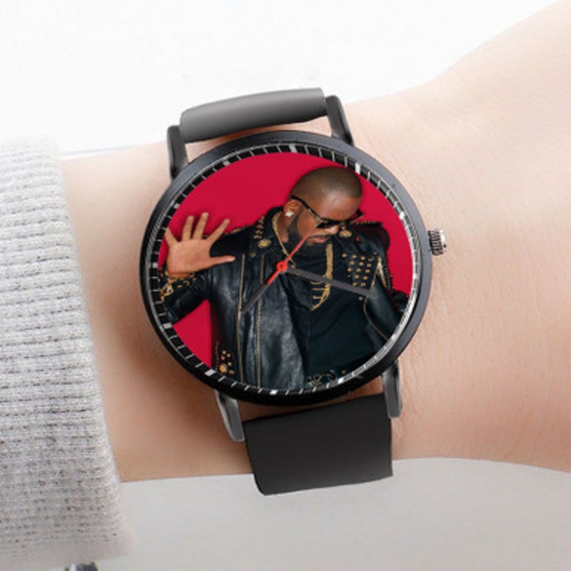 Pastele R Kelly R B Watch Custom Unisex Black Quartz Watch Premium Gift Box Watches