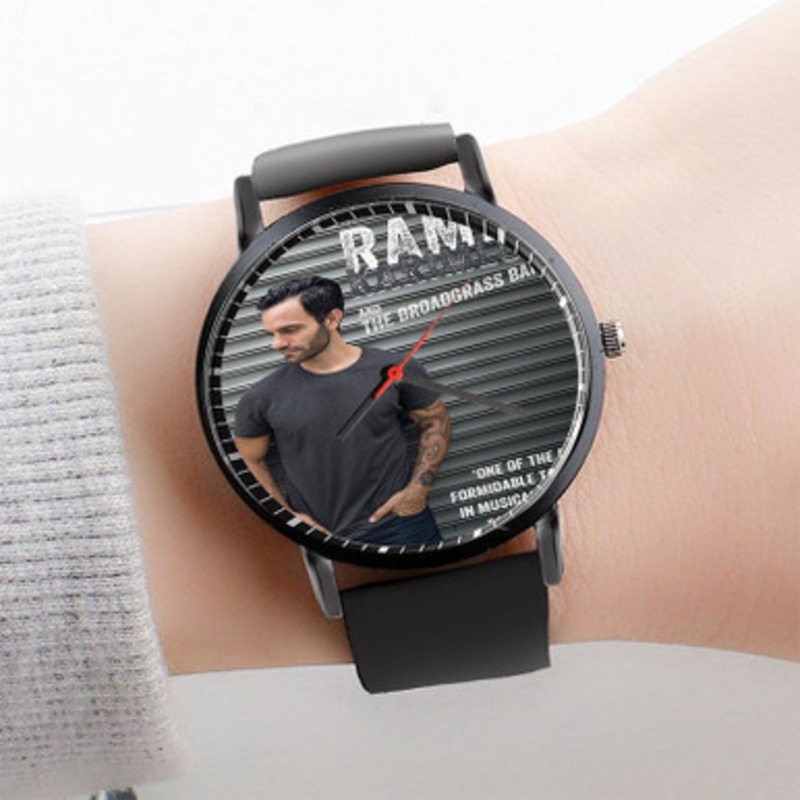 Pastele Ramin Karimloo Watch Custom Unisex Black Quartz Watch Premium Gift Box Watches