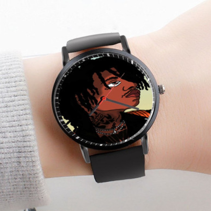 Pastele Sah Babii Watch Custom Unisex Black Quartz Watch Premium Gift Box Watches