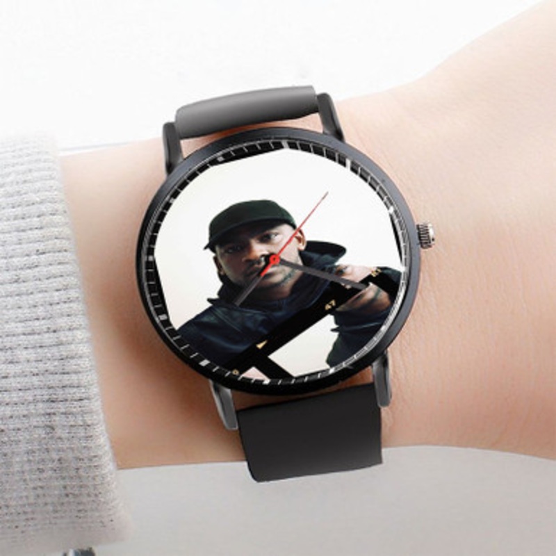 Pastele Skepta Grime Watch Custom Unisex Black Quartz Watch Premium Gift Box Watches