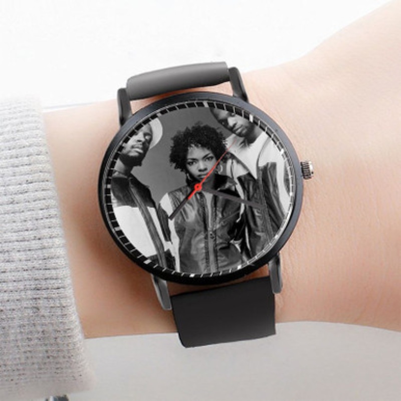 Pastele The Fugees Watch Custom Unisex Black Quartz Watch Premium Gift Box Watches