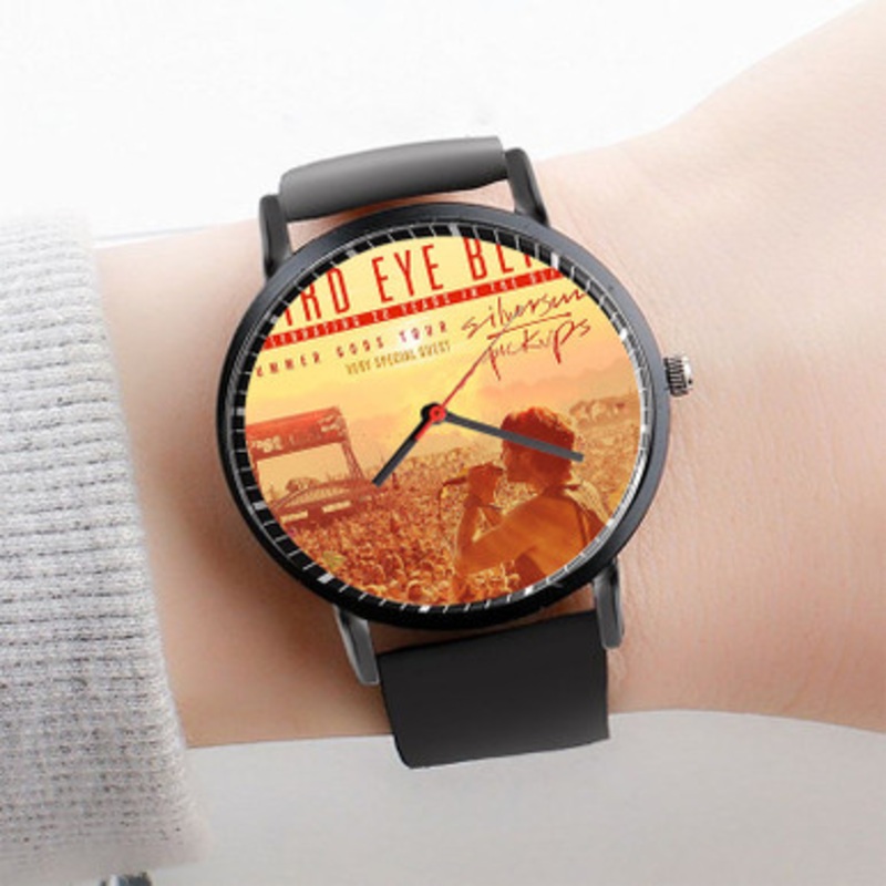 Pastele Third Eye Blind Summer Gods Tour Watch Custom Unisex Black Quartz Watch Premium Gift Box Watches