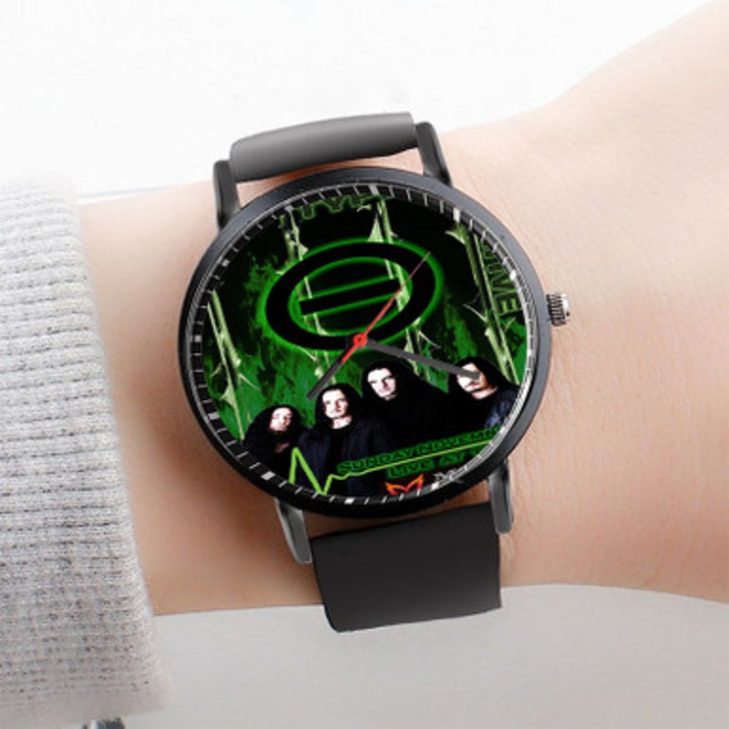 Pastele Type O Negative Art Watch Custom Unisex Black Quartz Watch Premium Gift Box Watches