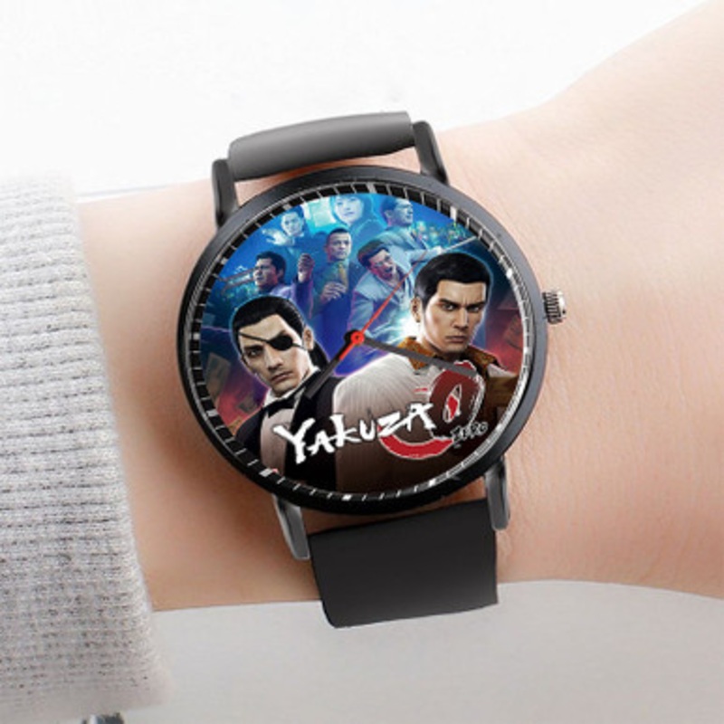 Pastele Yakuza 0 Watch Custom Unisex Black Quartz Watch Premium Gift Box Watches