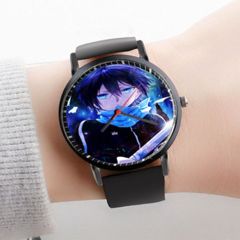 Pastele Yato Noragami Watch Custom Unisex Black Quartz Watch Premium Gift Box Watches