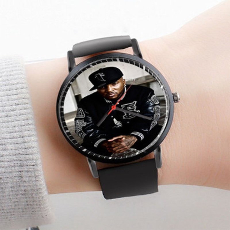 Pastele Young Jeezy Watch Custom Unisex Black Quartz Watch Premium Gift Box Watches