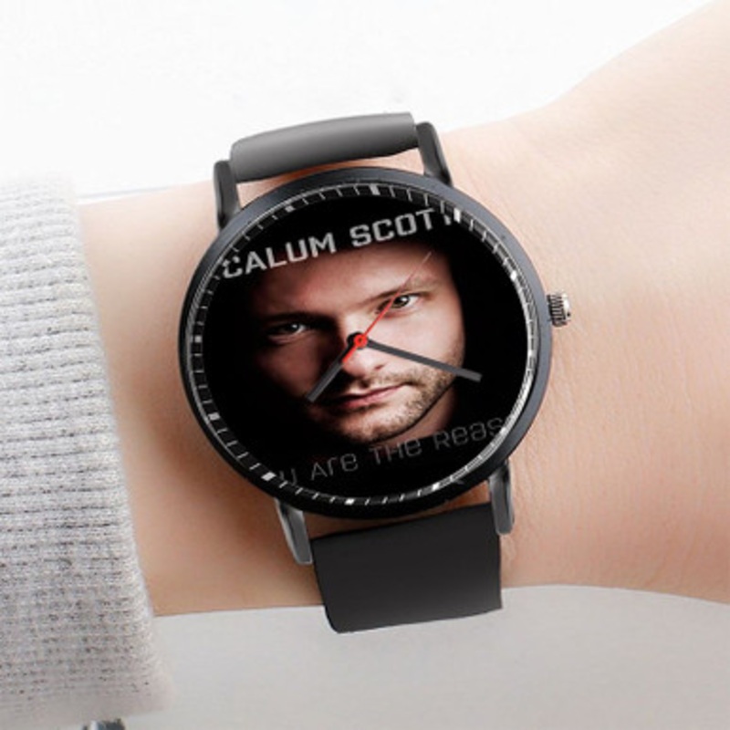 Pastele Calum Scott You Are The Reason Watch Custom Unisex Black Quartz Watch Premium Gift Box Watches