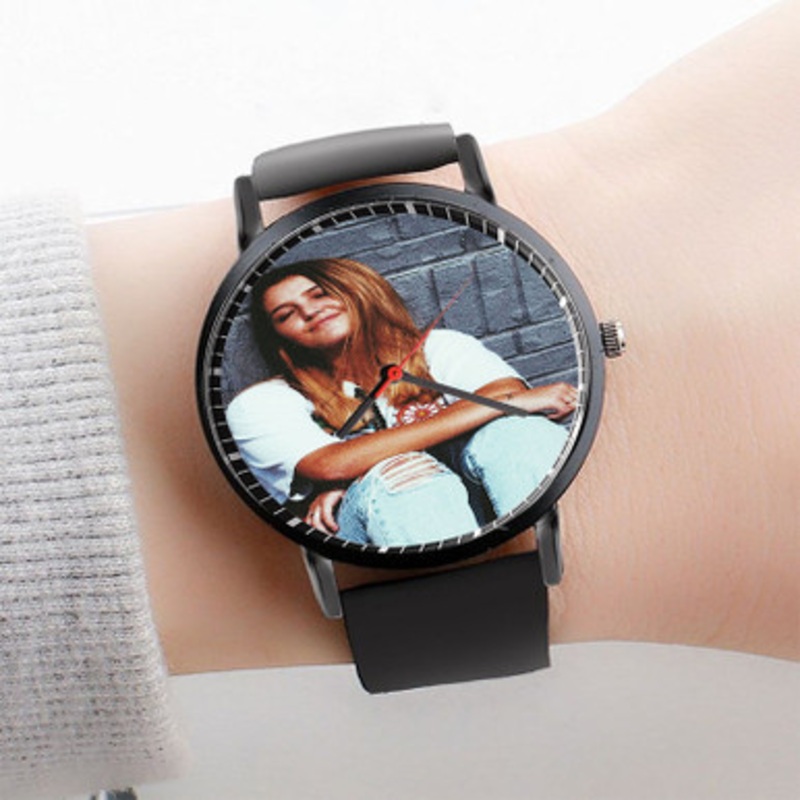 Pastele Chelsea Cutler Watch Custom Unisex Black Quartz Watch Premium Gift Box Watches