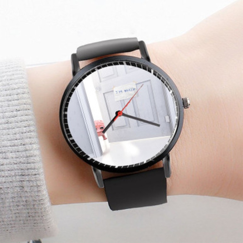 Pastele Could I B Jesus Lil Dicky Feat Brain Watch Custom Unisex Black Quartz Watch Premium Gift Box Watches