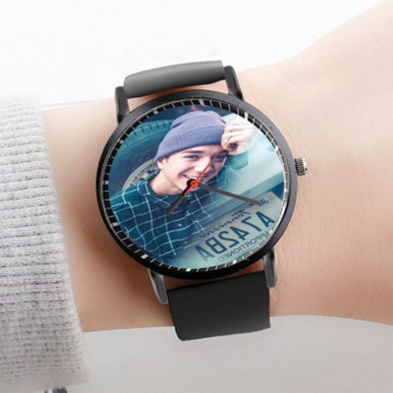 Pastele Daniel Seavey Why Don t We Watch Custom Unisex Black Quartz Watch Premium Gift Box Watches