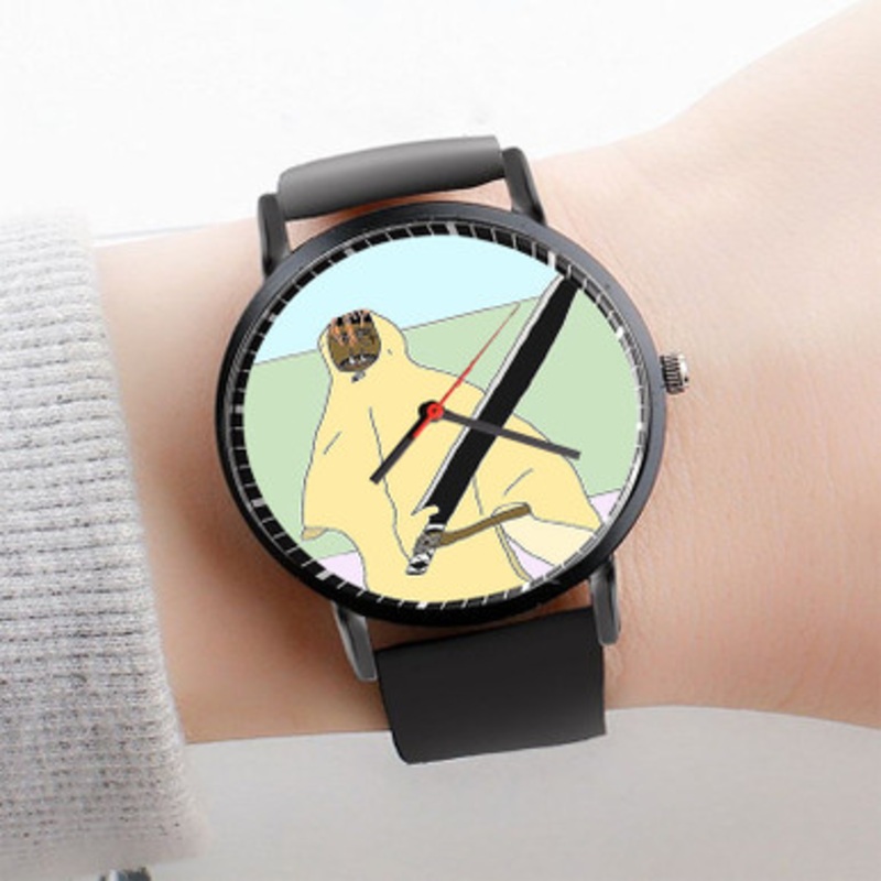 Pastele Demons Lil Tracy Watch Custom Unisex Black Quartz Watch Premium Gift Box Watches