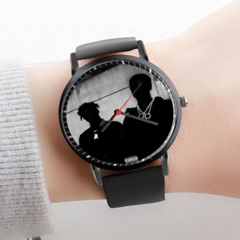 Pastele Go Legend Big Sean Feat Travis Scott Watch Custom Unisex Black Quartz Watch Premium Gift Box Watches
