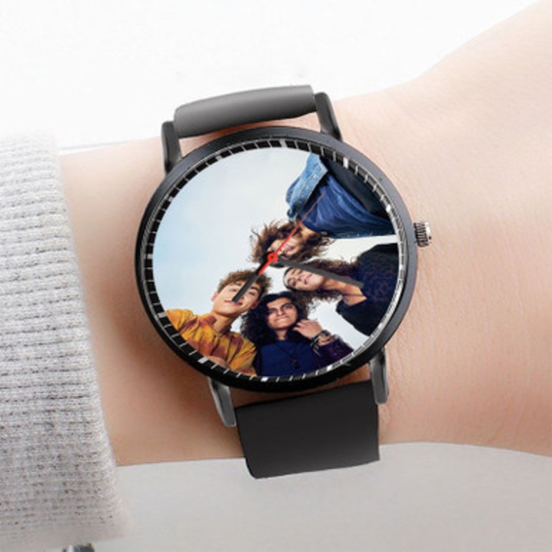 Pastele greta van fleet Watch Custom Unisex Black Quartz Watch Premium Gift Box Watches