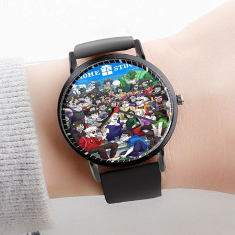 Pastele Homestuck Watch Custom New Unisex Black Quartz Watch Premium Gift Box Watches