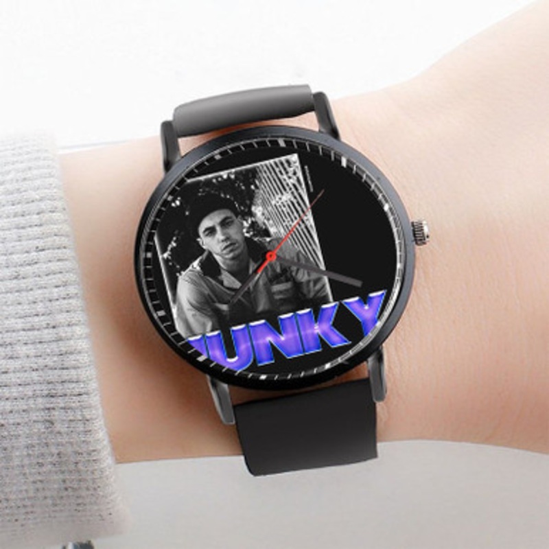 Pastele Junky Brockhampton Watch Custom Unisex Black Quartz Watch Premium Gift Box Watches