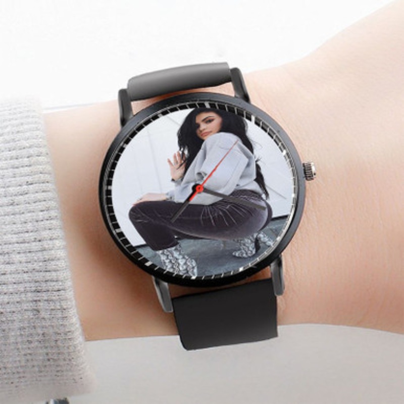 Pastele Kylie Jenner Watch Custom New Unisex Black Quartz Watch Premium Gift Box Watches