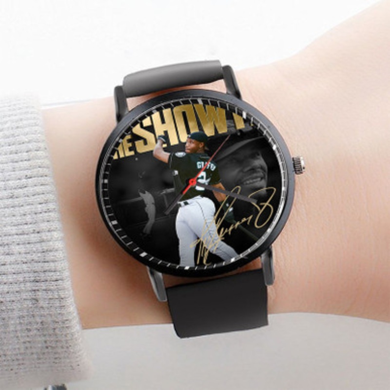 Pastele MLB The Show 17 Watch Custom Unisex Black Quartz Watch Premium Gift Box Watches
