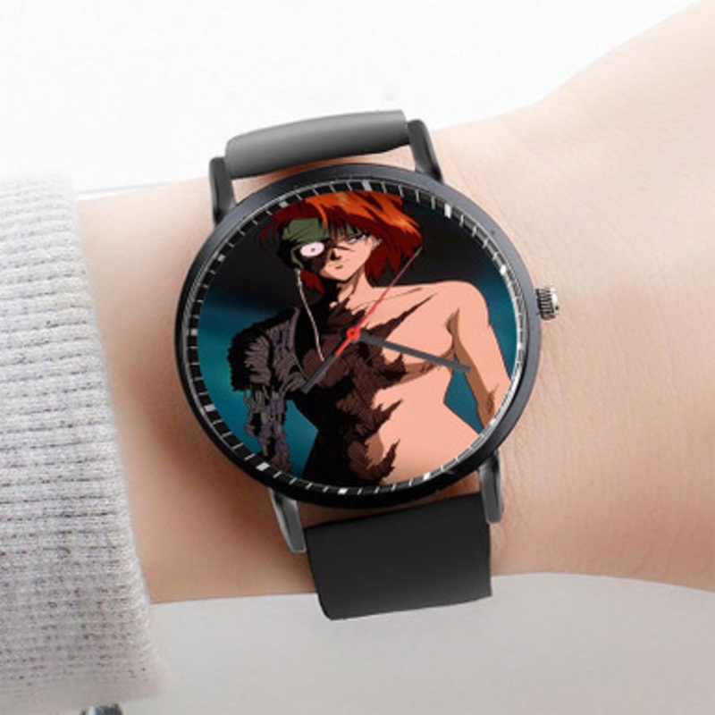 Pastele Mukuro Yu Yu Hakusho Watch Custom Unisex Black Quartz Watch Premium Gift Box Watches