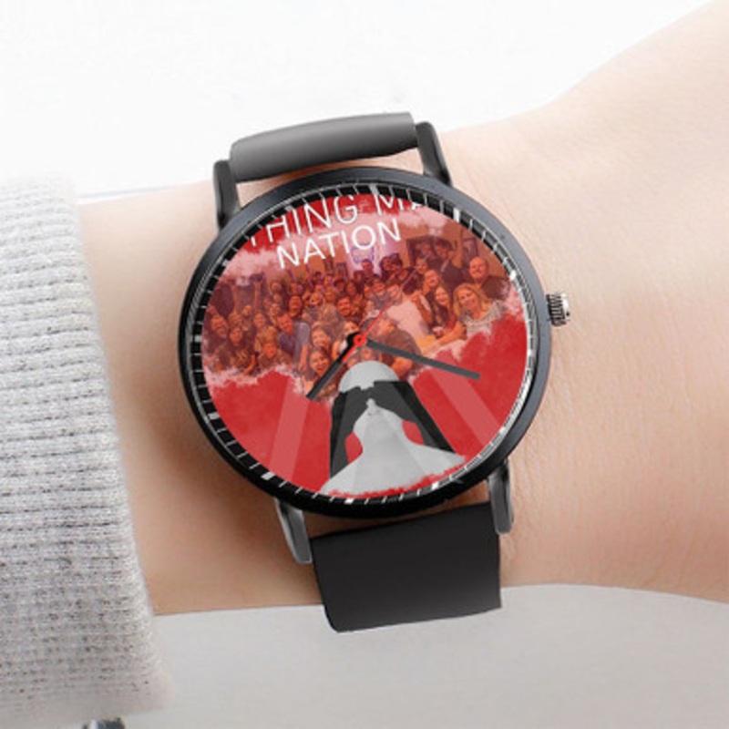 Pastele Nothing More Nation Watch Custom Unisex Black Quartz Watch Premium Gift Box Watches
