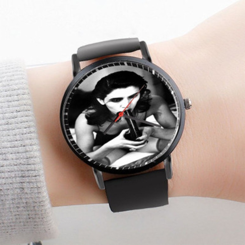 Pastele PJ Harvey Watch Custom Unisex Black Quartz Watch Premium Gift Box Watches