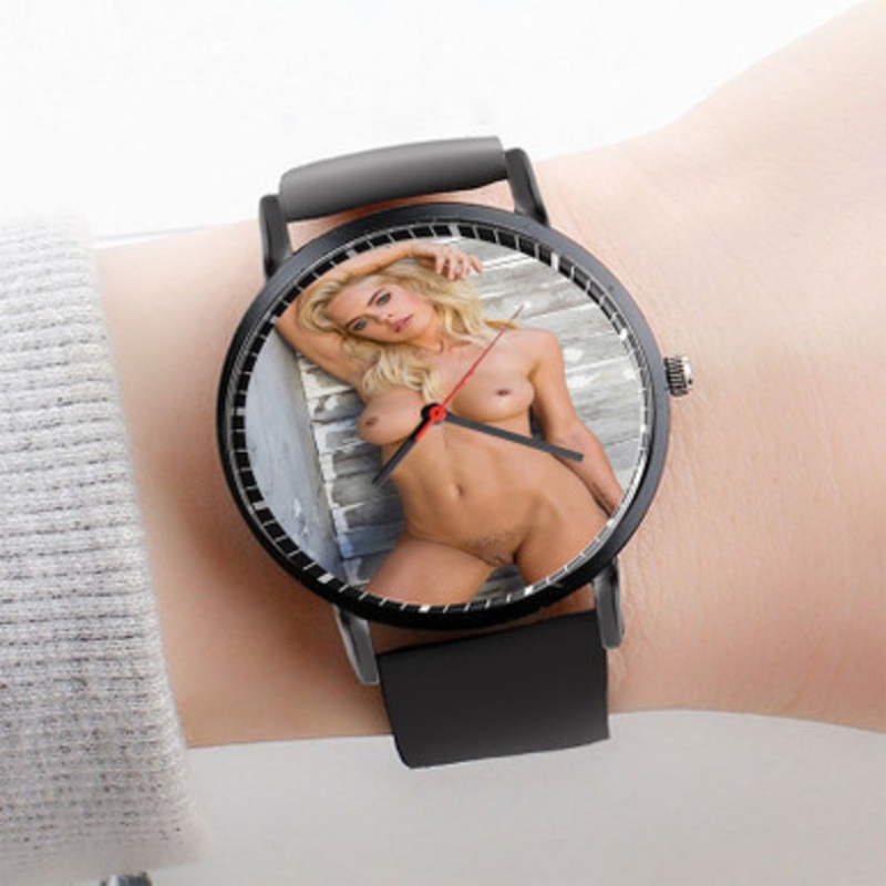 Pastele Rachel Harris Watch Custom Unisex Black Quartz Watch Premium Gift Box Watches