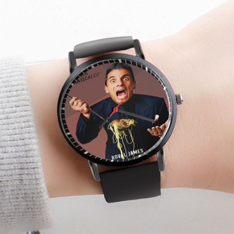 Pastele Sebastian Maniscalco Watch Custom Unisex Black Quartz Watch Premium Gift Box Watches