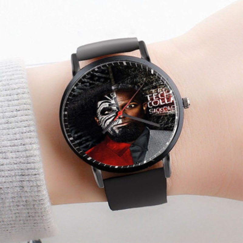 Pastele Tech N9ne Watch Custom Unisex Black Quartz Watch Premium Gift Box Watches