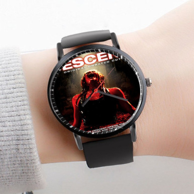 Pastele THe Descent Watch Custom Unisex Black Quartz Watch Premium Gift Box Watches