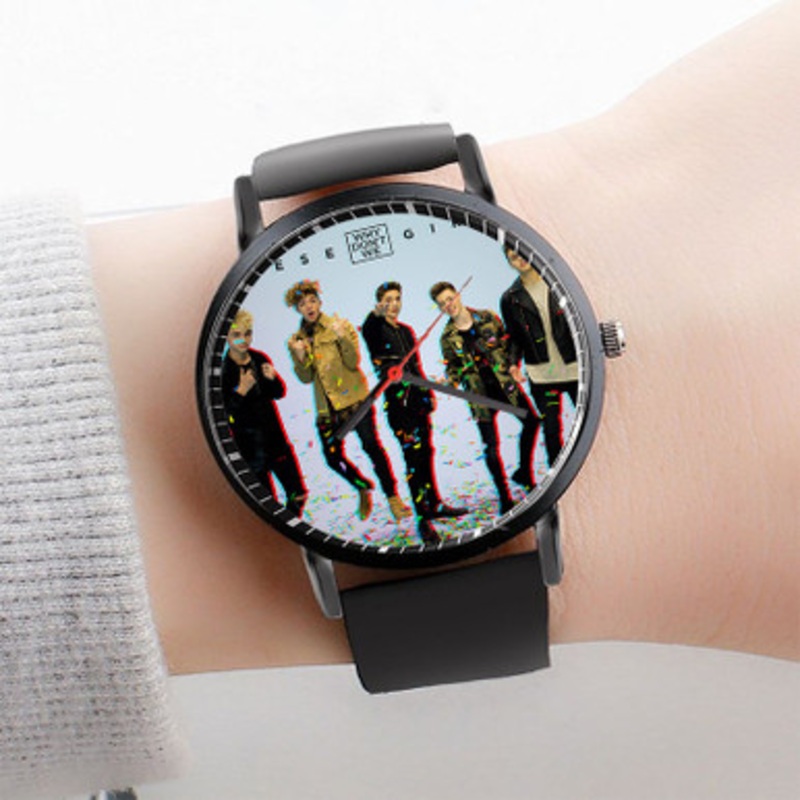 Pastele Why Don t We These Girls Watch Custom Unisex Black Quartz Watch Premium Gift Box Watches