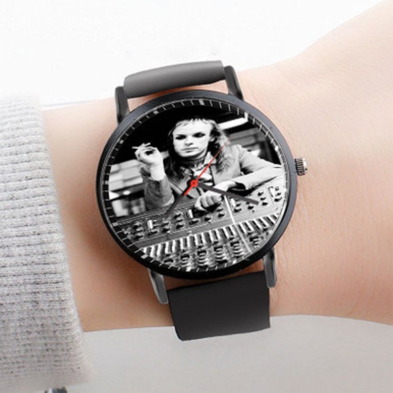 Pastele Brian Eno Watch Custom Unisex Black Quartz Watch Premium Gift Box Watches