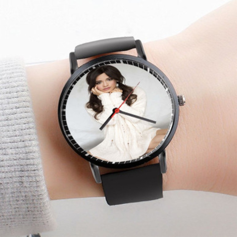 Pastele Camila Cabello Art Watch Custom Unisex Black Quartz Watch Premium Gift Box Watches