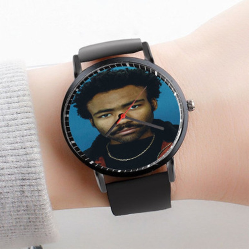 Pastele Childish Gambino Donald Glover Watch Custom Unisex Black Quartz Watch Premium Gift Box Watches